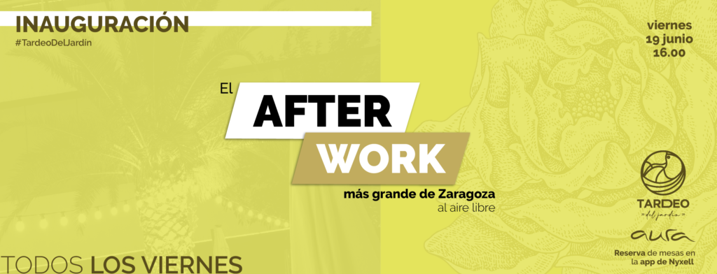 Inauguración AfterWork en Zaragoza Aura TardeoZaragoza